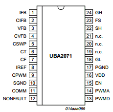 UBA2071AT Datasheet PDF NXP Semiconductors.