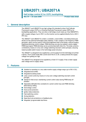 TEA1716T Datasheet PDF NXP Semiconductors.