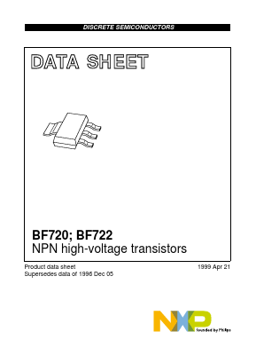 BF720 Datasheet PDF NXP Semiconductors.