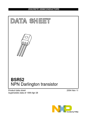 BSR52 Datasheet PDF NXP Semiconductors.