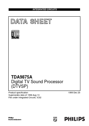 TDA9875AH/V2,557 Datasheet PDF NXP Semiconductors.