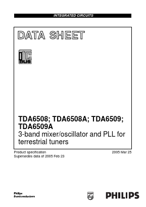 TDA6508 Datasheet PDF NXP Semiconductors.