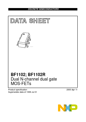 BF1102,115 Datasheet PDF NXP Semiconductors.