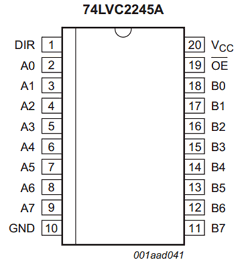 74LVC2245ADB Datasheet PDF NXP Semiconductors.