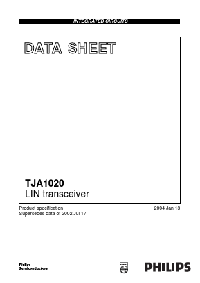 TJA1020T/N1,112 Datasheet PDF NXP Semiconductors.
