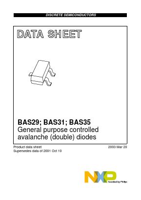 BAS35 Datasheet PDF NXP Semiconductors.