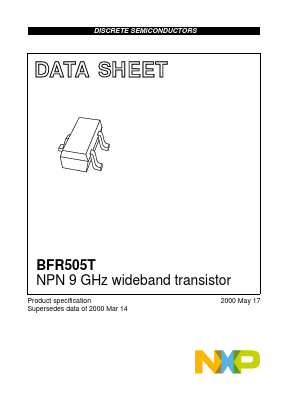 BFR505T Datasheet PDF NXP Semiconductors.
