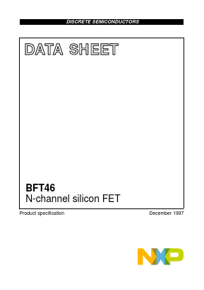 BFT46 Datasheet PDF NXP Semiconductors.