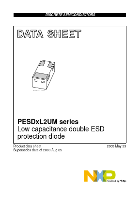 PESD3V3L2UM Datasheet PDF NXP Semiconductors.