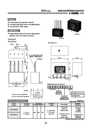 3XYG1003-TY Datasheet PDF Okaya Electric America, Inc.
