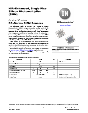 RD-SERIES Datasheet PDF ON Semiconductor