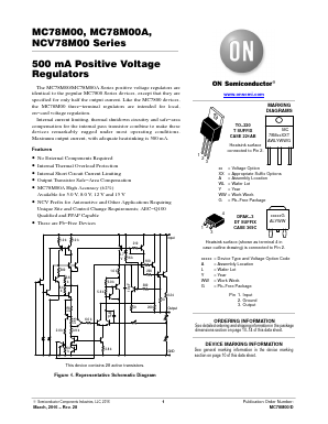 MC78M12CDTRKG Datasheet PDF ON Semiconductor