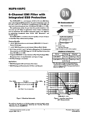 NUF6105FCT1 Datasheet PDF ON Semiconductor