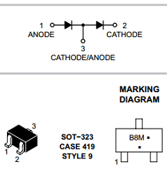 BAT54SWT1 Datasheet PDF ON Semiconductor