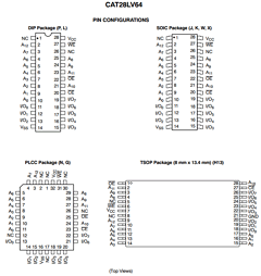 CAT28LV64H13A25T Datasheet PDF ON Semiconductor