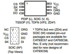 CAT93C56YIT3 Datasheet PDF ON Semiconductor