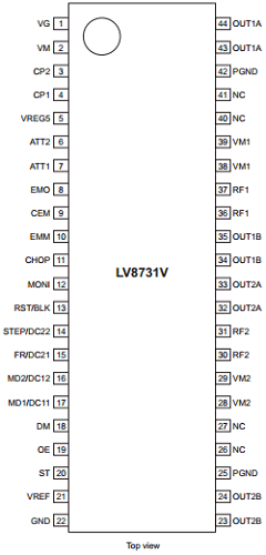 LV8731V Datasheet PDF ON Semiconductor