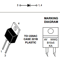 MBR1035 Datasheet PDF ON Semiconductor