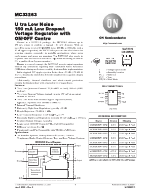 MC33263NW-33R2 Datasheet PDF ON Semiconductor