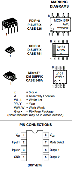MC34161 Datasheet PDF ON Semiconductor