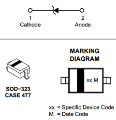 MM3Z10VT1G Datasheet PDF ON Semiconductor