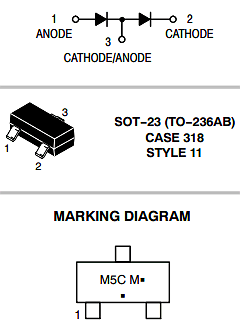 MMBD7000LT-1 Datasheet PDF ON Semiconductor