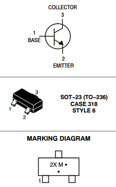 MMBT4401LT1G Datasheet PDF ON Semiconductor