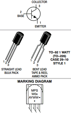 MPSW06RLRAG Datasheet PDF ON Semiconductor