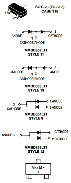 MMBD355LT1G Datasheet PDF ON Semiconductor