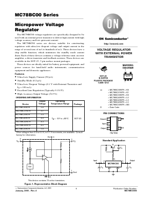 MC78BC50NTR Datasheet PDF ON Semiconductor