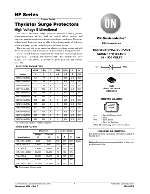 NP0640SAT3G Datasheet PDF ON Semiconductor