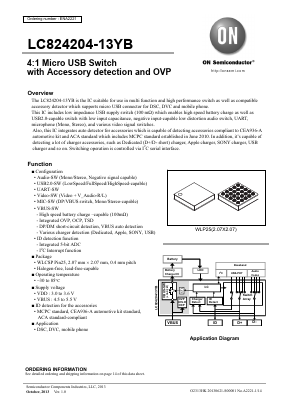 LC824204-13YB Datasheet PDF ON Semiconductor
