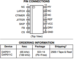 DAP011 Datasheet PDF ON Semiconductor
