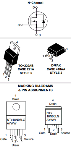 NTP18N06L Datasheet PDF ON Semiconductor