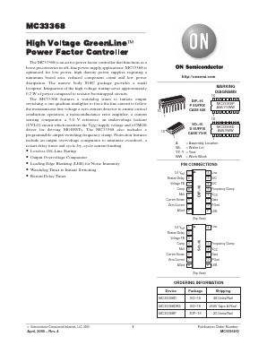 MC33368P Datasheet PDF ON Semiconductor