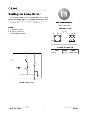 CS299 Datasheet PDF ON Semiconductor