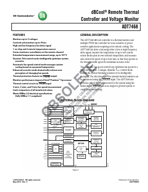 ADT7468ARQ-REEL7 Datasheet PDF ON Semiconductor