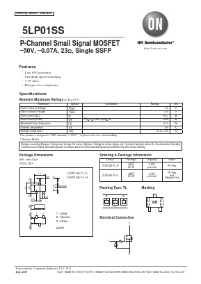 5LP01SS Datasheet PDF ON Semiconductor