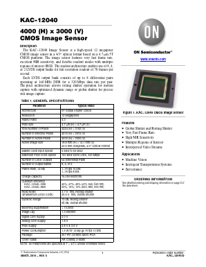 KAC-12040-CBA-JD-BA Datasheet PDF ON Semiconductor