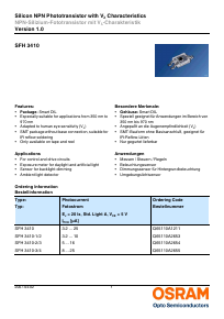SFH3410-2 Datasheet PDF OSRAM GmbH