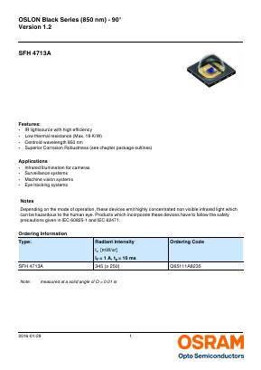 SFH4713A Datasheet PDF OSRAM GmbH