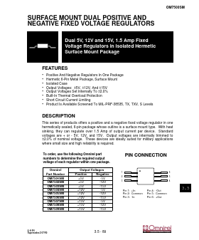 OM7500SM Datasheet PDF Omnirel Corp => IRF
