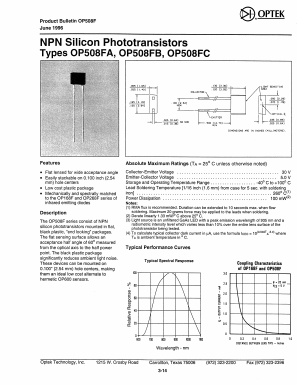 OP508FA Datasheet PDF Optek Technology