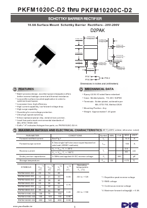 PKFM10200C-D2 Datasheet PDF PACELEADER INDUSTRIAL