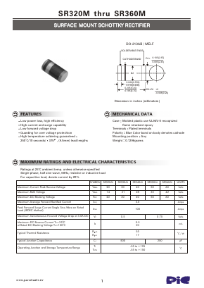 SR330M Datasheet PDF PACELEADER INDUSTRIAL