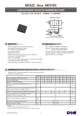 SK34C Datasheet PDF PACELEADER INDUSTRIAL