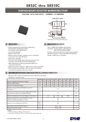 SK53C Datasheet PDF PACELEADER INDUSTRIAL