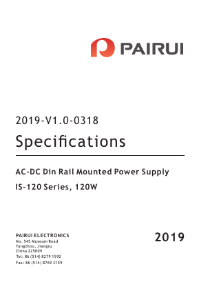 IS120-24 Datasheet PDF PAIRUI GROUP INC.