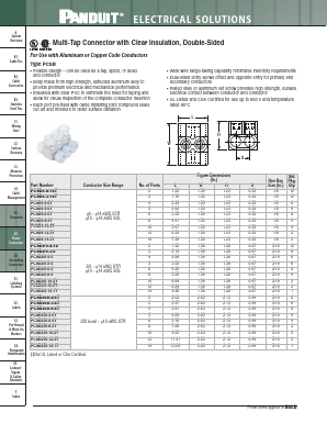 PCSB350-12-1Y Datasheet PDF PANDUIT CORP.