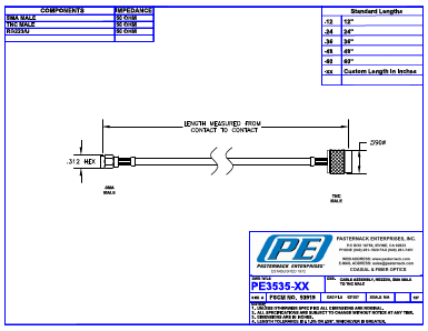 PE3535 Datasheet PDF Pasternack Enterprises, Inc.